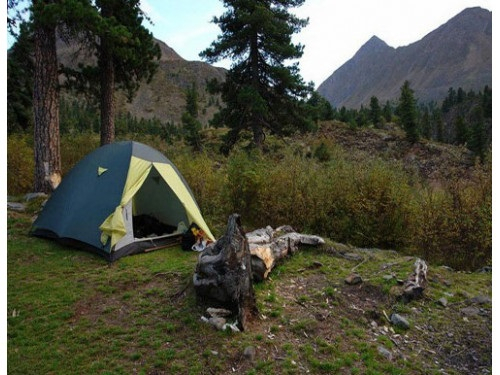 Как установить палатку