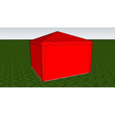 Стенка глухая 2,5х2,0 (к беседке 2,5х2,5 и 5,0х2,5)